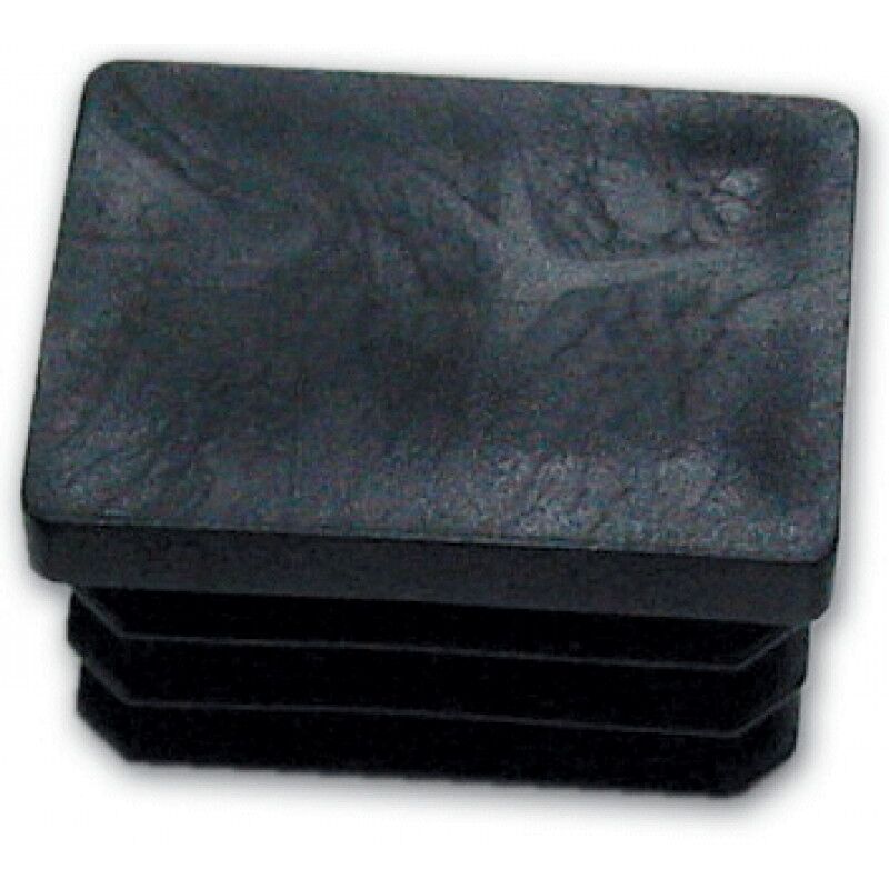 foto del prodotto gommino interno rettangolare 20x30 mm puntale colore nero conf. 100 pz