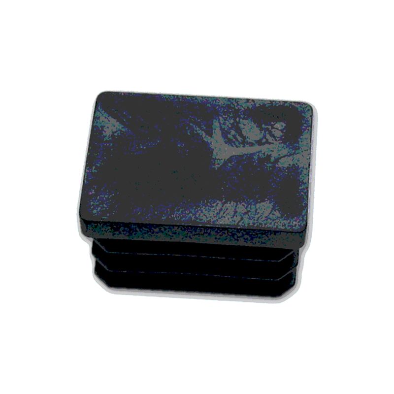 foto del prodotto gommino interno rettangolare 30x40 mm puntale colore nero conf. 100 pz