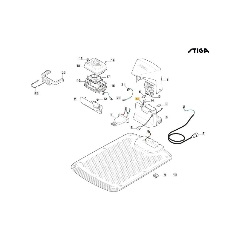 foto del prodotto gommino passacavo robot tagliaerba modelli a1000 originale stiga 118564529 0