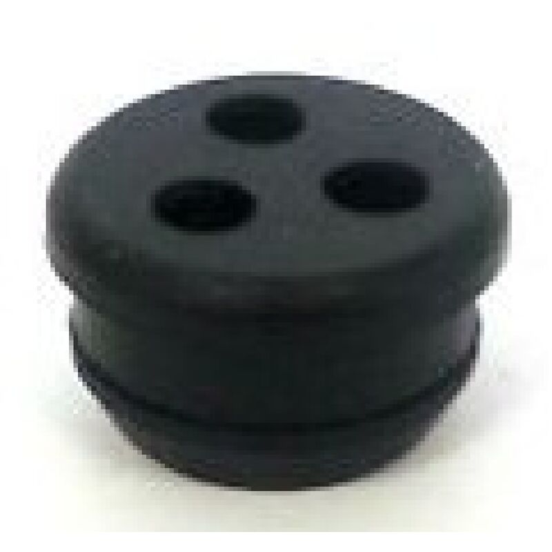 foto del prodotto gommino passatubo a 3 fori universale interno 17.3 mm altezza 12 mm