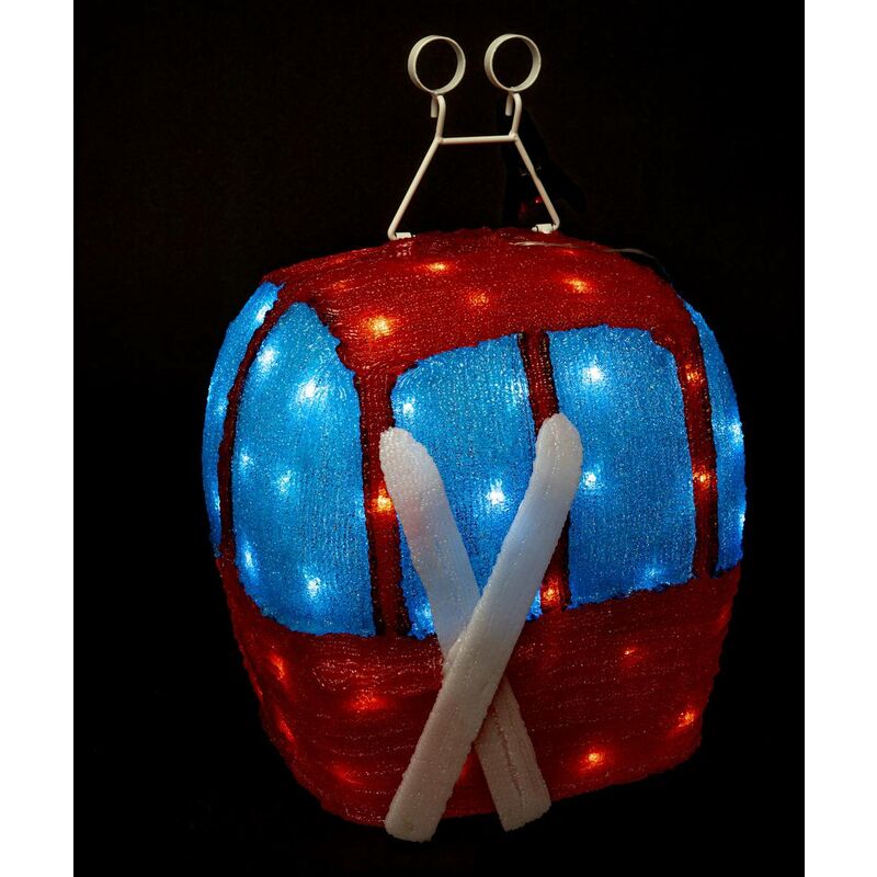 foto del prodotto gondola illuminata per esterni h36,5 cm 80 led trasformatore feeric lights christmas