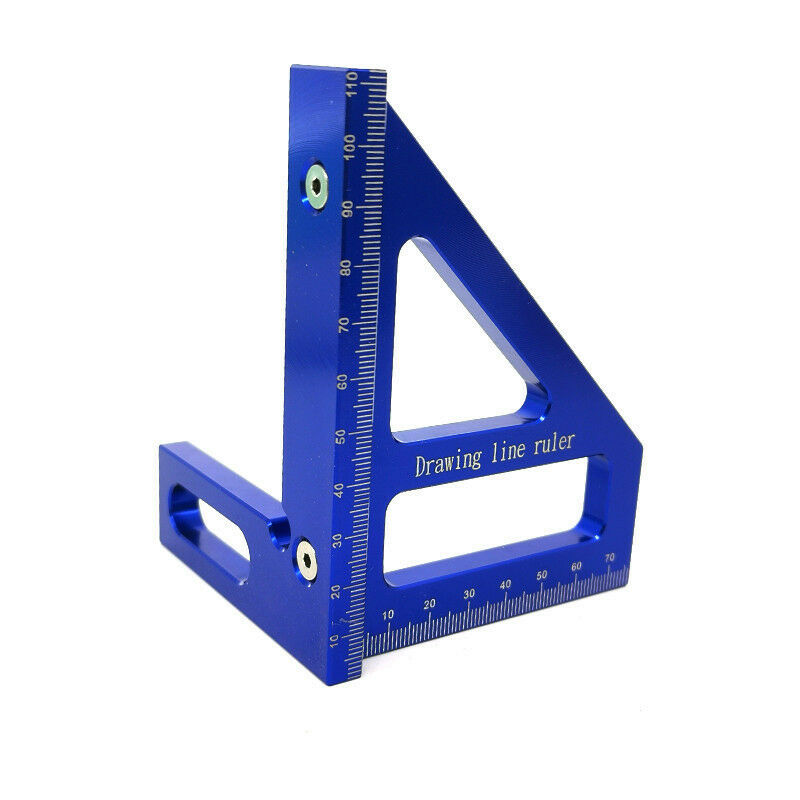 foto del prodotto goniometro quadrato per la lavorazione del legno mitra in lega di alluminio righello triangolare strumento di misurazione del layout ad alta