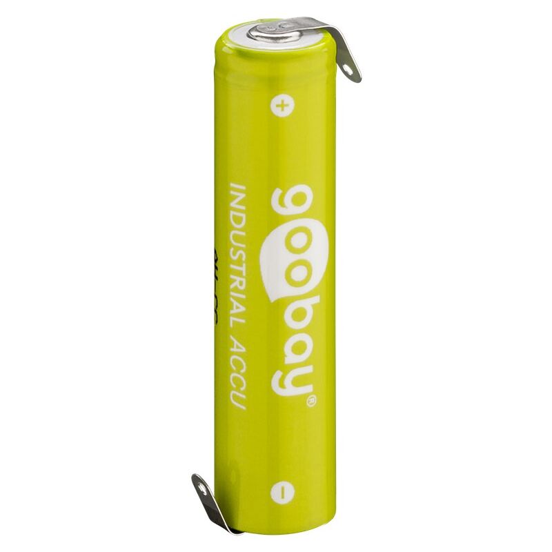 foto del prodotto goobay 1x aaa micro hr03 ricaricabile 800 mah, solder coda z , autoscarica bassa nimh ready to use , 1,2 v.