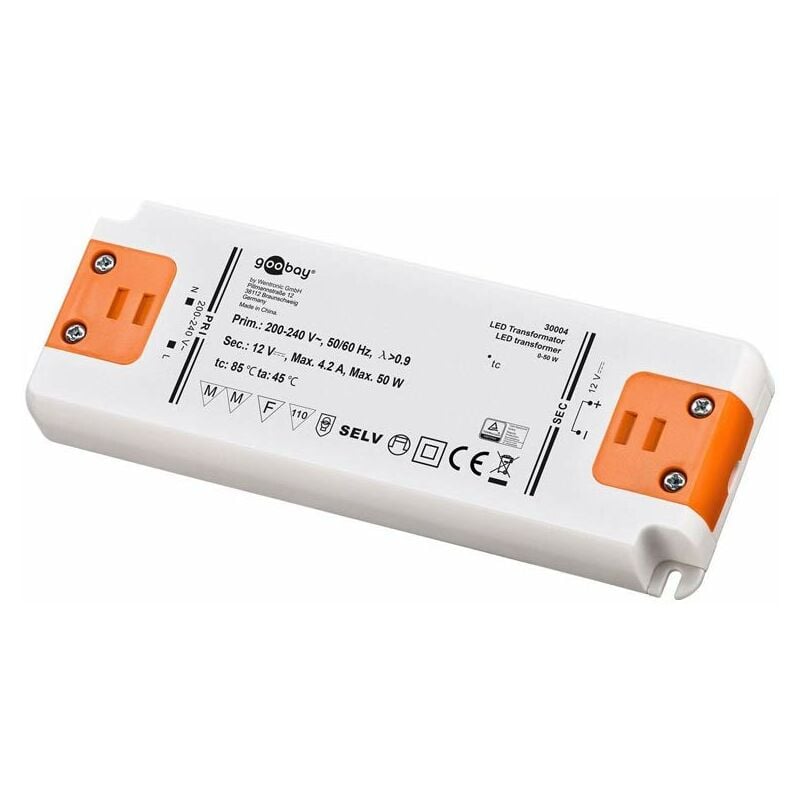 foto del prodotto goobay 30004 trasformatore led, 12v dc 50w