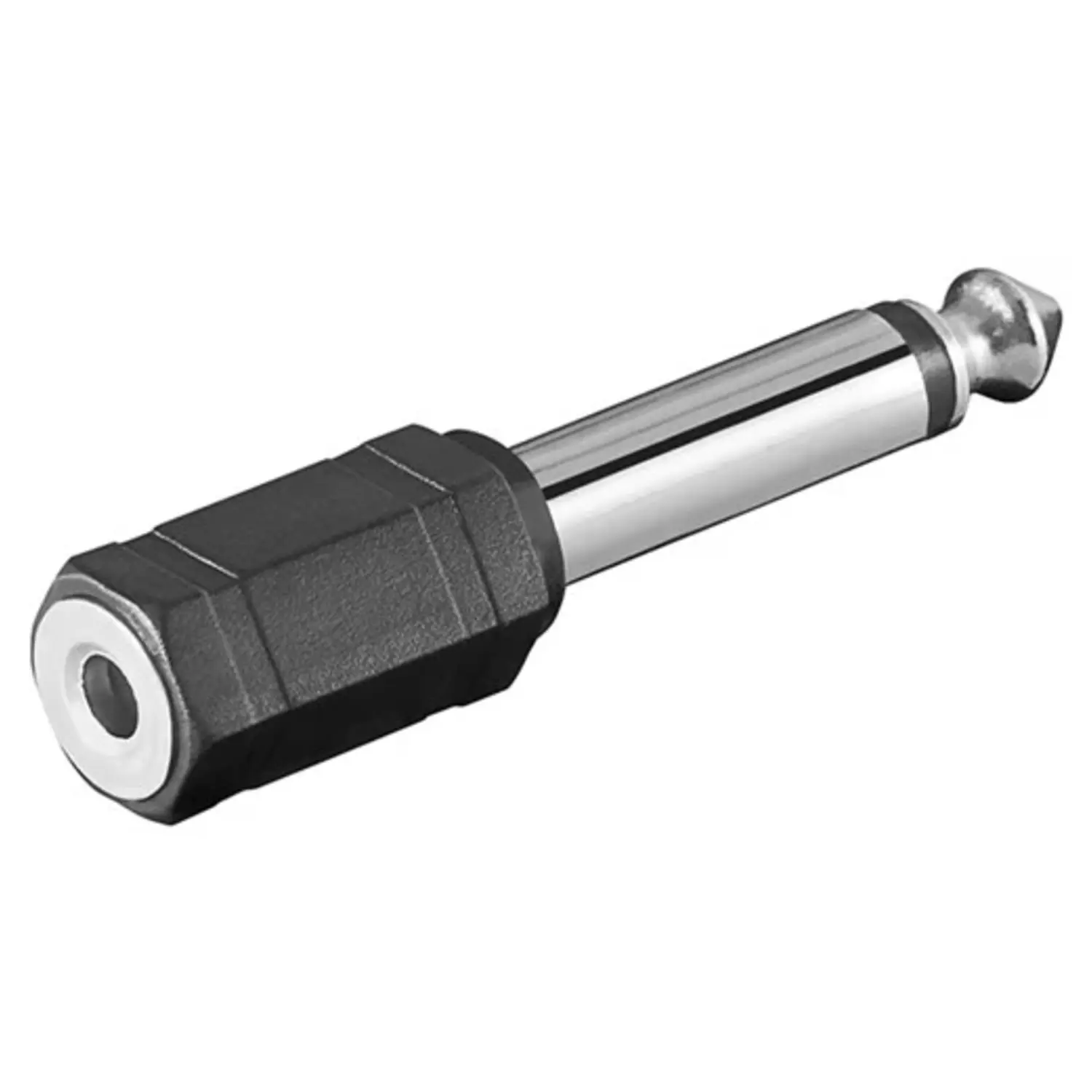 foto del prodotto goobay adattatore audio spina jack mono 6.35 mm a presa mono 3.5 mm