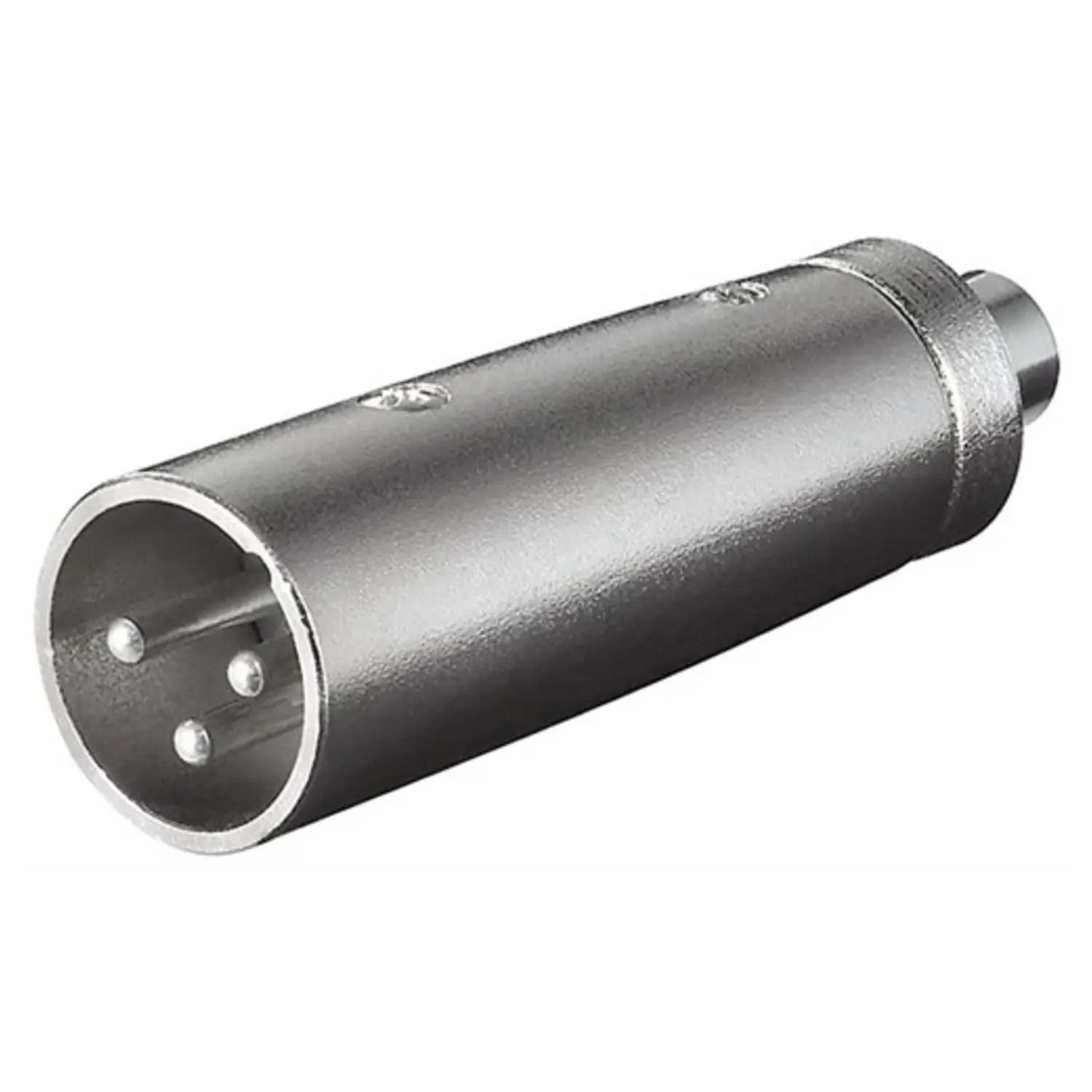 foto del prodotto goobay adattatore canon xlr spina 3 poli a presa rca audio