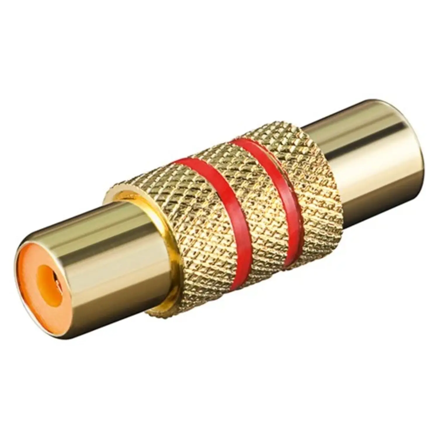 foto del prodotto goobay adattatore connettore giunto audio presa rca banda giuntacavo rosso