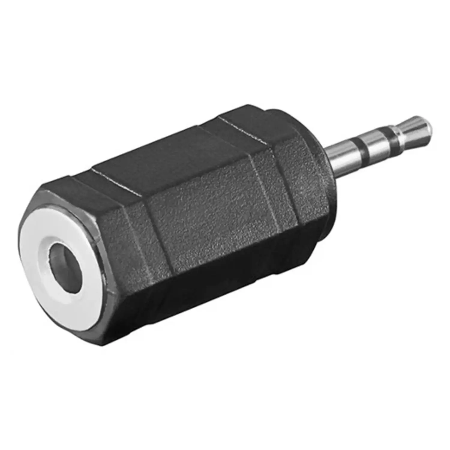 foto del prodotto goobay adattatore cuffie jack aux da 2.5 mm a presa stereo 3.5 mm audio