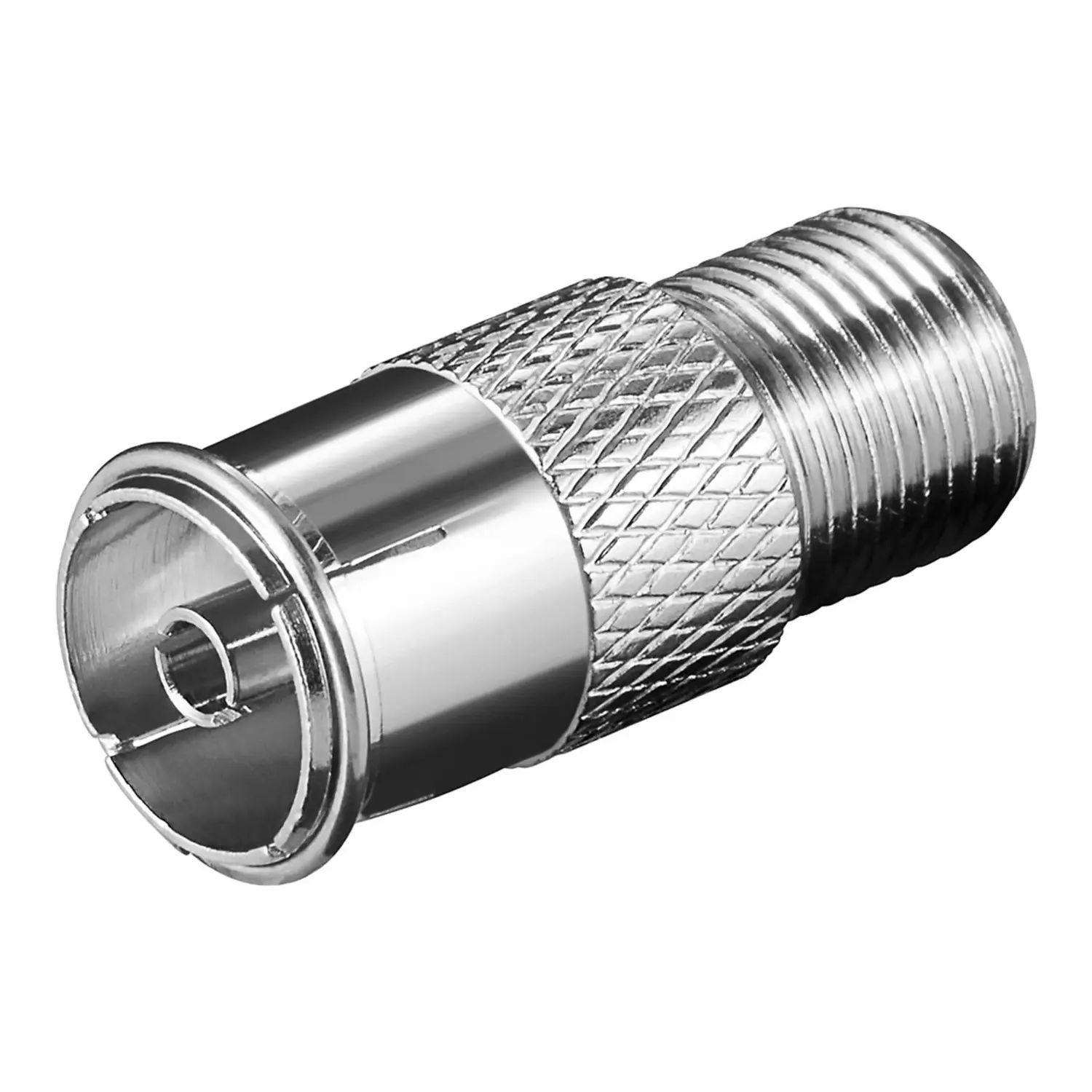 foto del prodotto goobay adattatore da presa f a presa coassiale tv 9,5 mm antenna rame