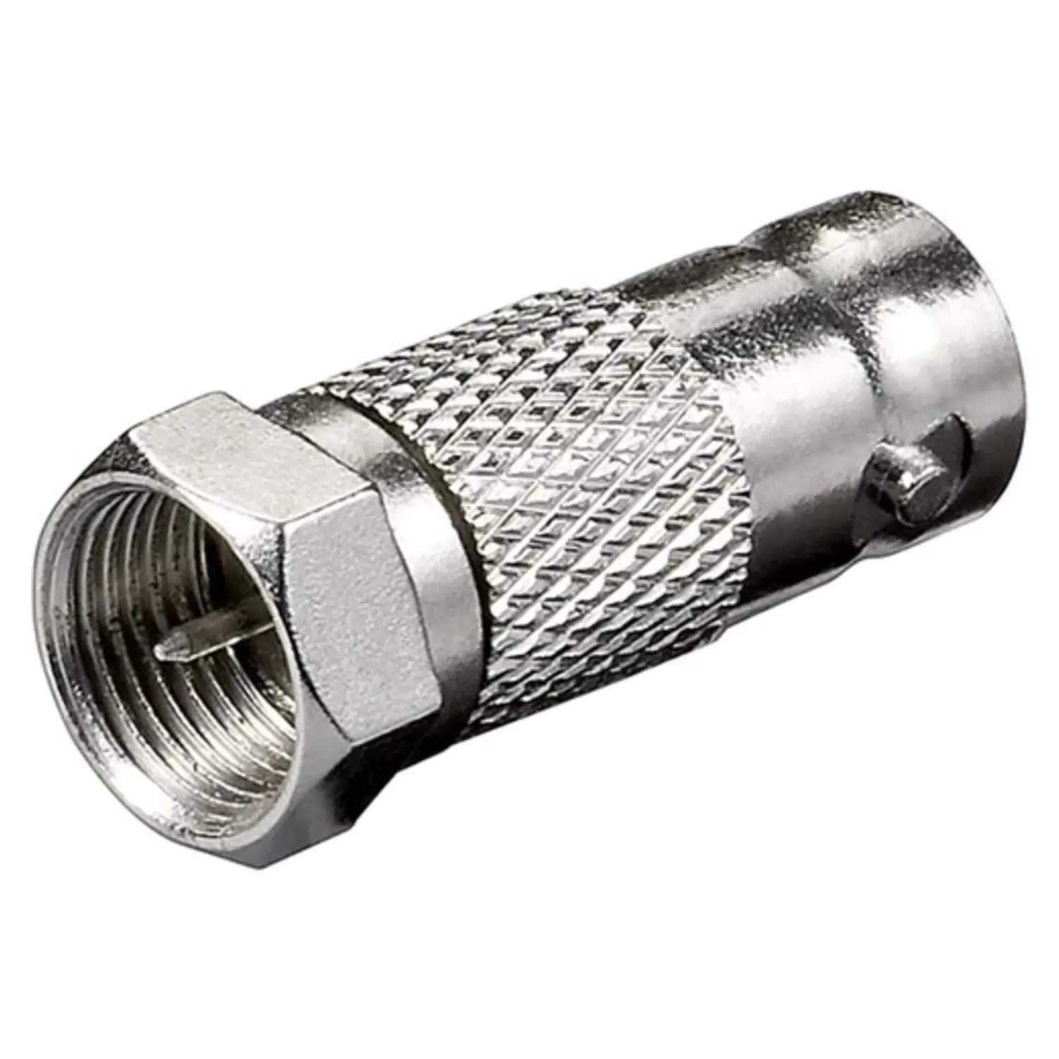 foto del prodotto goobay adattatore da spina f satellitare a presa bnc zinco