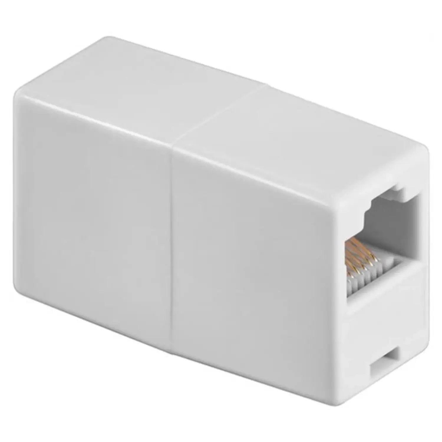 foto del prodotto goobay adattatore giunto per cavo di rete rj45 8p8c isdn 8 pin bianco