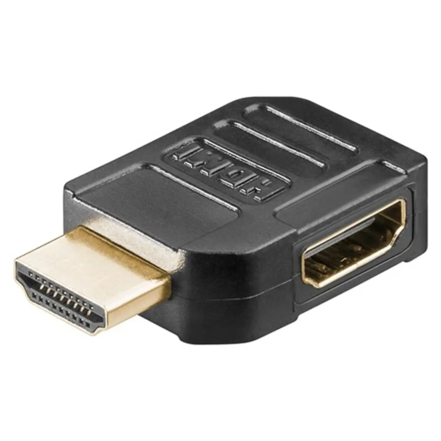 foto del prodotto goobay adattatore hdmi angolato piatto 90 gradi salva spazio piatto