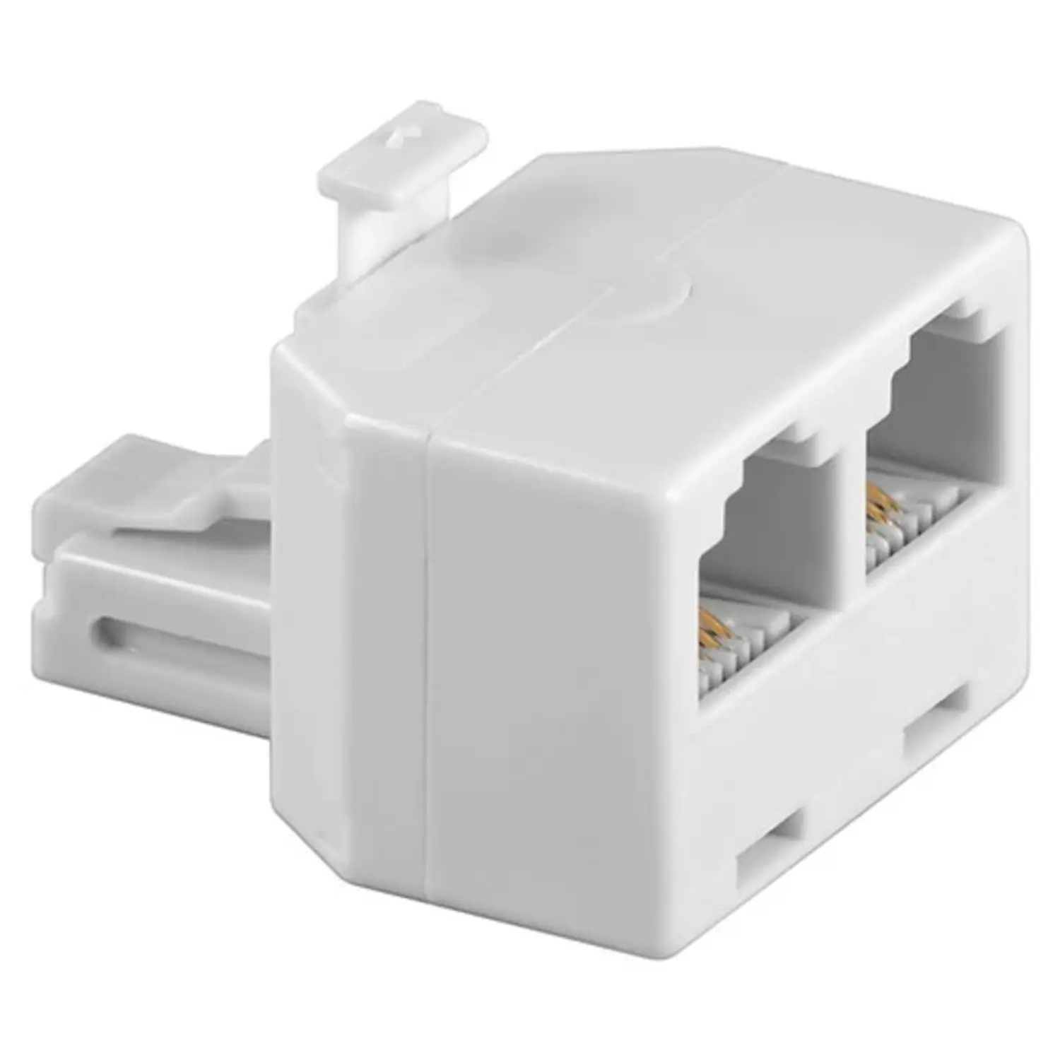 foto del prodotto goobay adattatore t isdn tripla telefonica da spina a 2 x presa rj11 6p4c