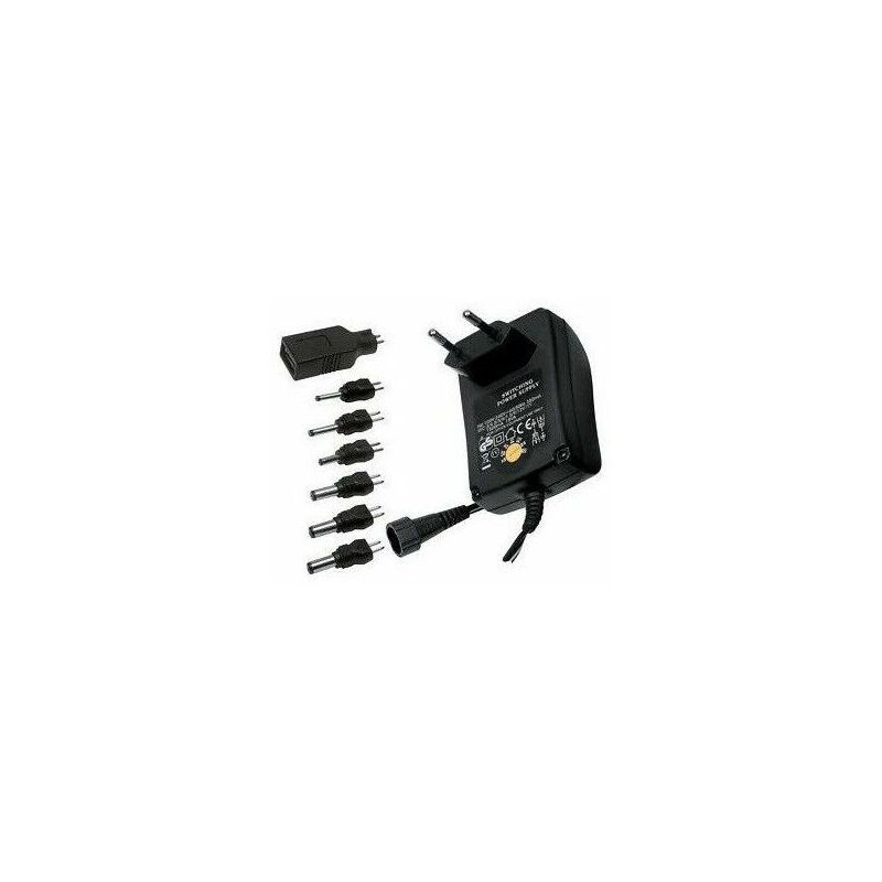 foto del prodotto goobay alimentatore switching universale 1500 ma tensione regolabile 3 45 5 6 9 12 v