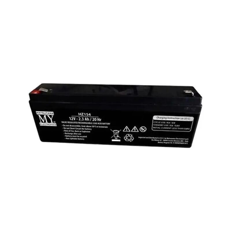 foto del prodotto goobay batteria al piombo ricaricabile sirena allarme antifurto 2,3ah 12 volt