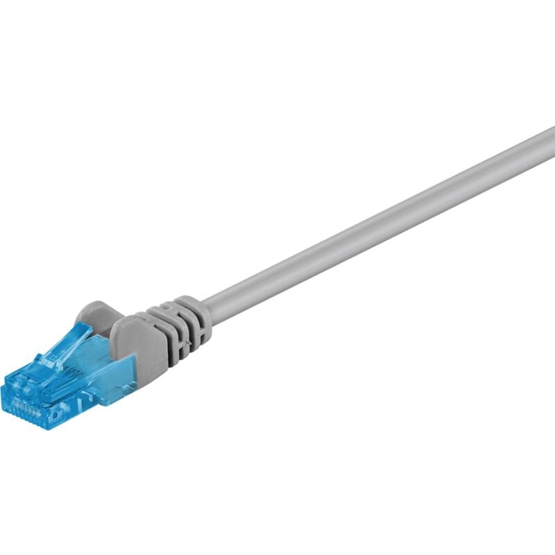 foto del prodotto goobay cat 6a cavo patch, u utp, grigio, conduttore di rame cu , guaina del cavo senza alogeni lszh . lunghezza del cavo 20 m