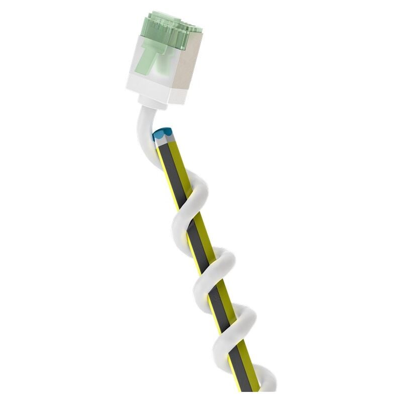 foto del prodotto goobay cat 8.1 cavo patch ultra flessibile, slim, u ftp, bianco, spine extra corte, conduttore in rame privo di ossigeno al 99,9 ofc , lszh,