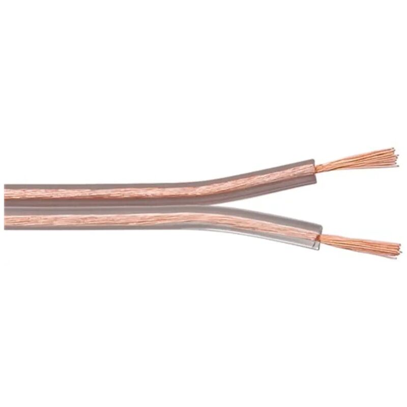 foto del prodotto goobay cavo altoparlantie audio piattina 2x1,50 cca trasparente 100 mt