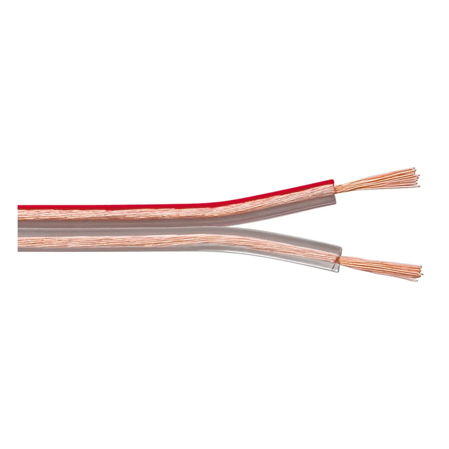 foto del prodotto goobay cavo audio altoparlante bipolare stereo trasparente 2x0,75 rame 25 mt
