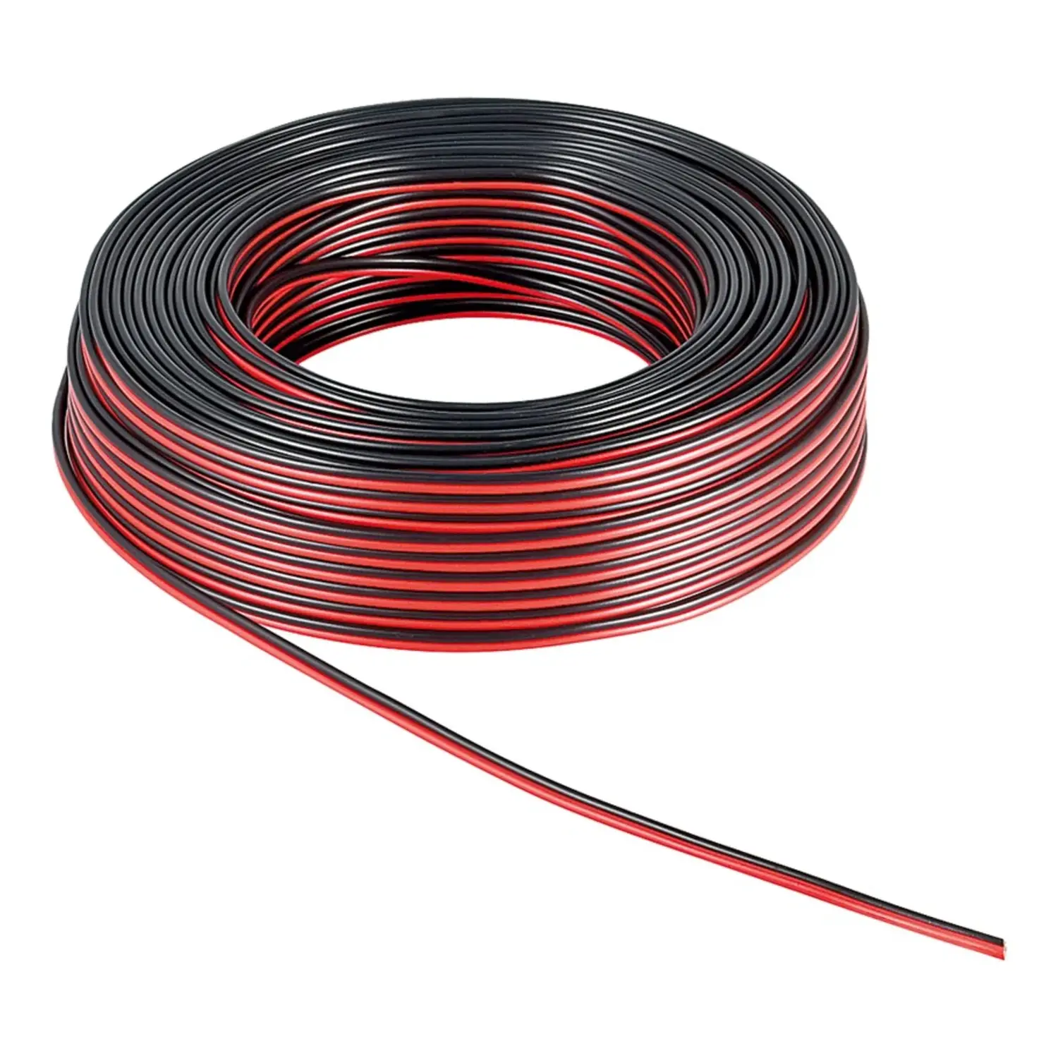 foto del prodotto goobay cavo audio per altoparlanti piattina rame 2x0,35 mm rosso 50 mt