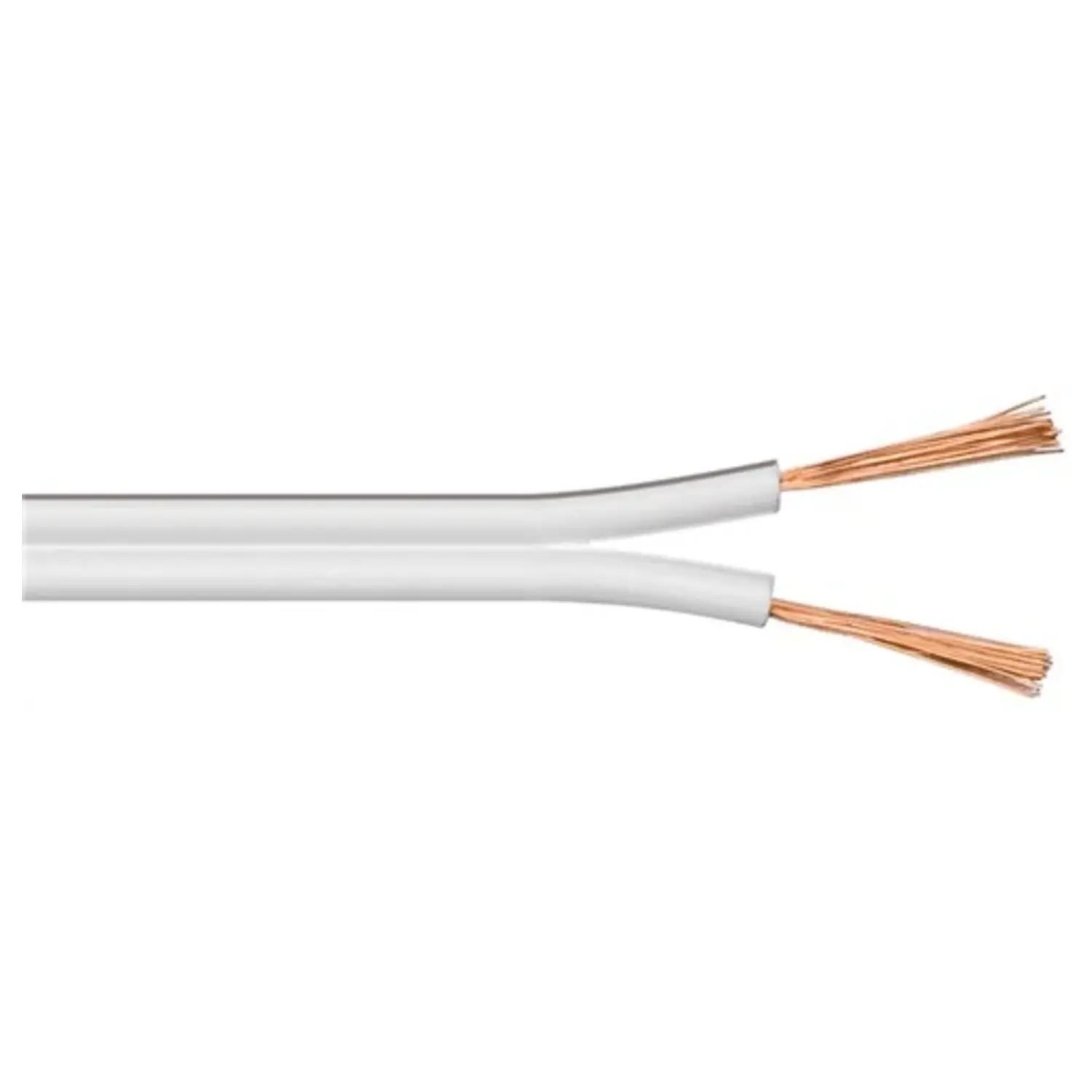 foto del prodotto goobay cavo audio piattina altoparlanti 2x1,50 cca bianco nero 50 mt