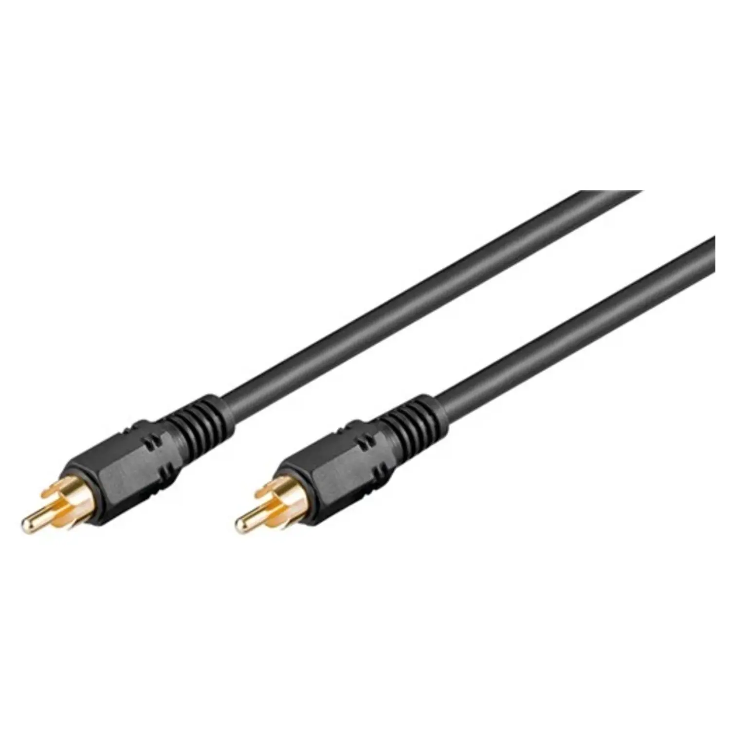 foto del prodotto goobay cavo collegamento audio digitale rca rg59 placcato in oro schermato 15 mt