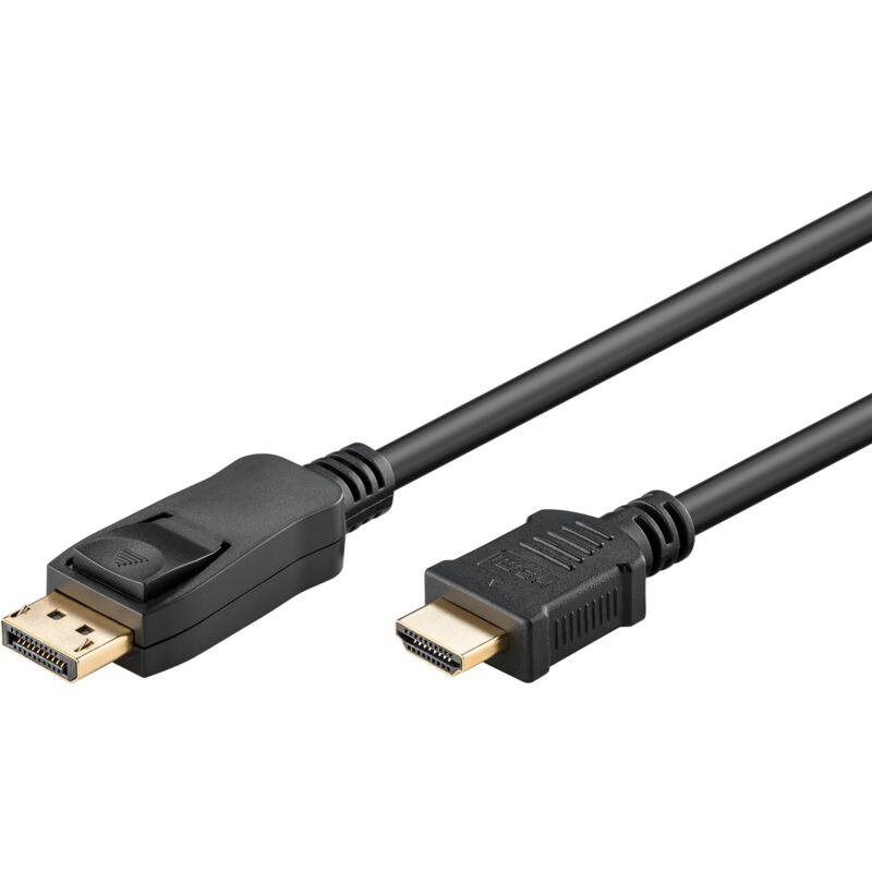foto del prodotto goobay cavo da displayport a hdmi , 4k 60hz. lunghezza del cavo 1 m
