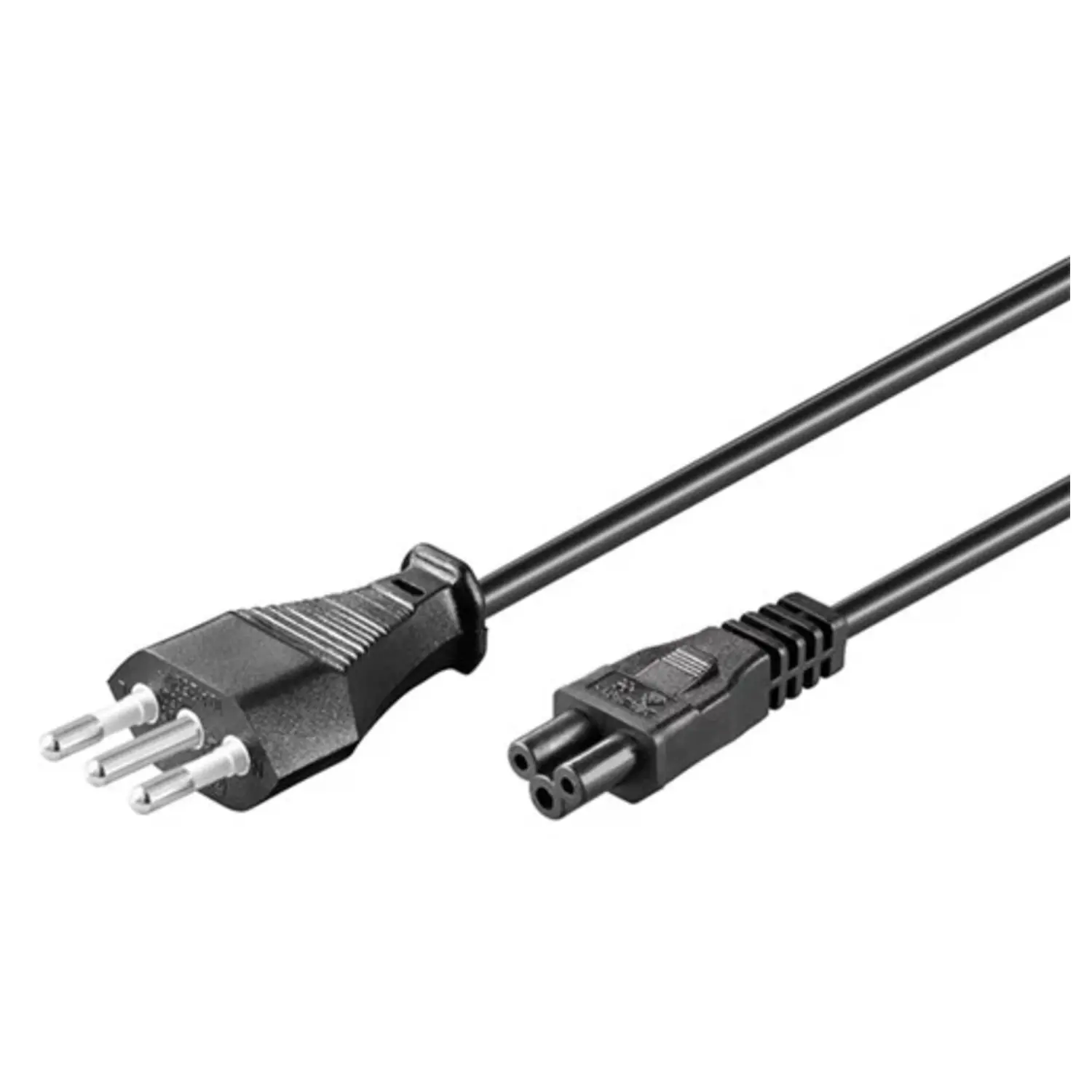 foto del prodotto goobay cavo di alimentazione tripolare iec c5 notebook tv alimentatore 1,8 mt