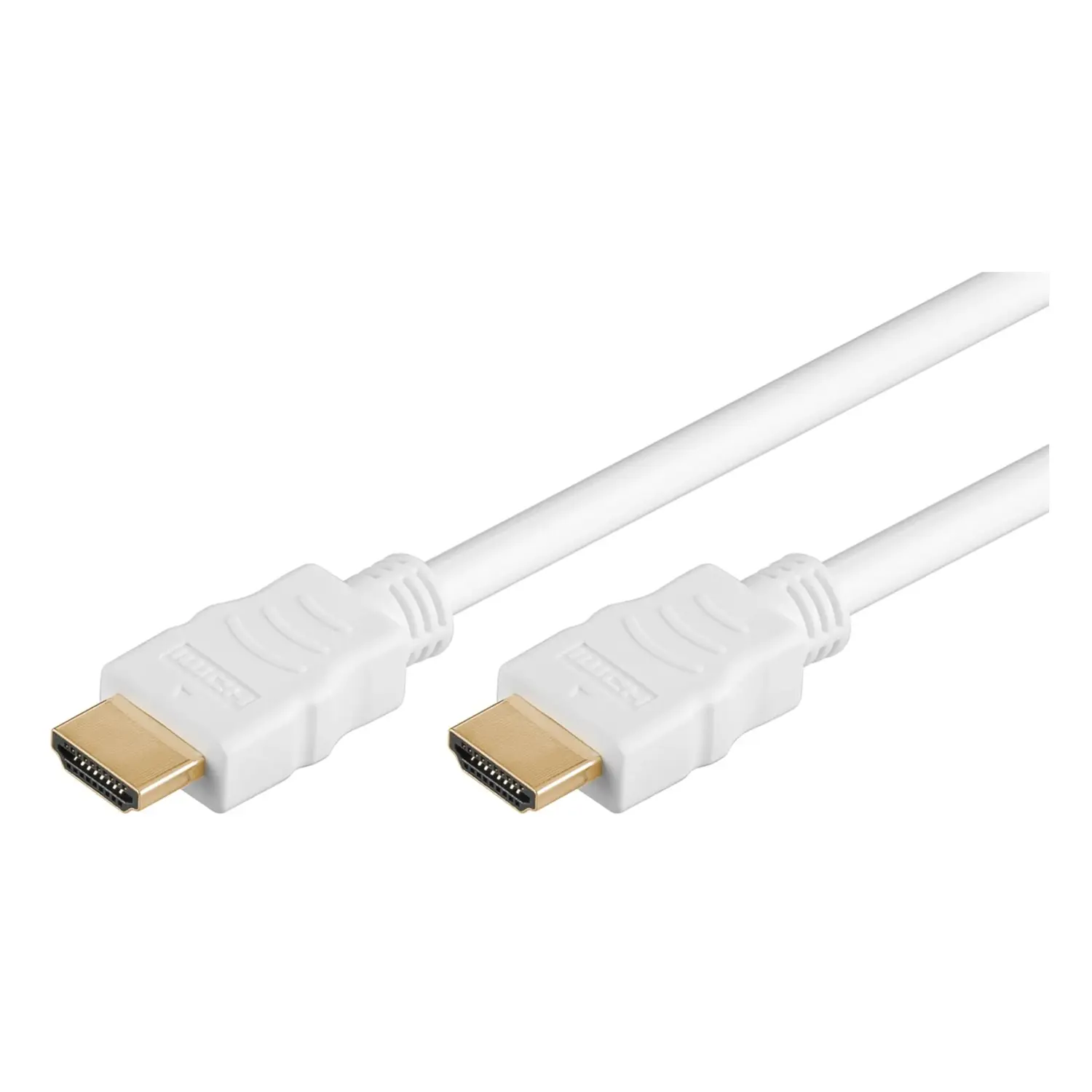 foto del prodotto goobay cavo hdmi 1.4 ad altissima velocit con ethernet 4k ultra hd 2160p bianco 5 mt
