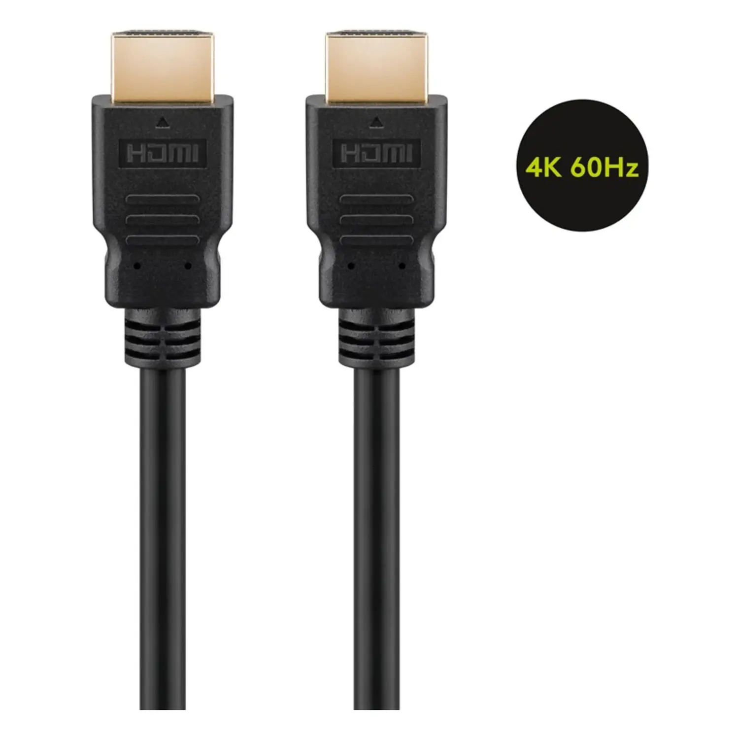 foto del prodotto goobay cavo hdmi 2.0 ad alta velocit con ethernet 4k ultra hd 2160p nero 0,5 mt