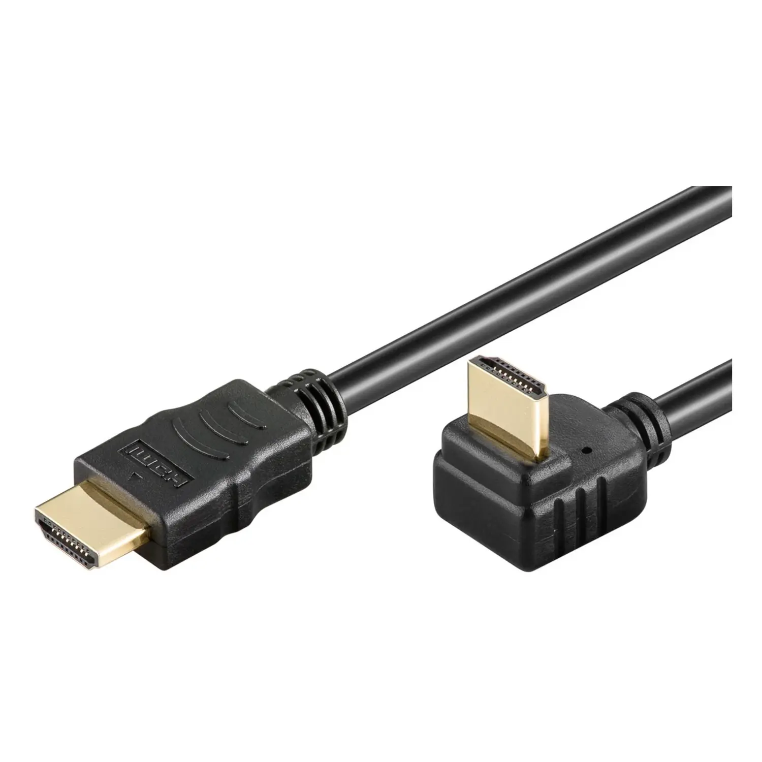 foto del prodotto goobay cavo hdmi ad alta velocit 270 con ethernet 4k 60hz nero 1,5 mt