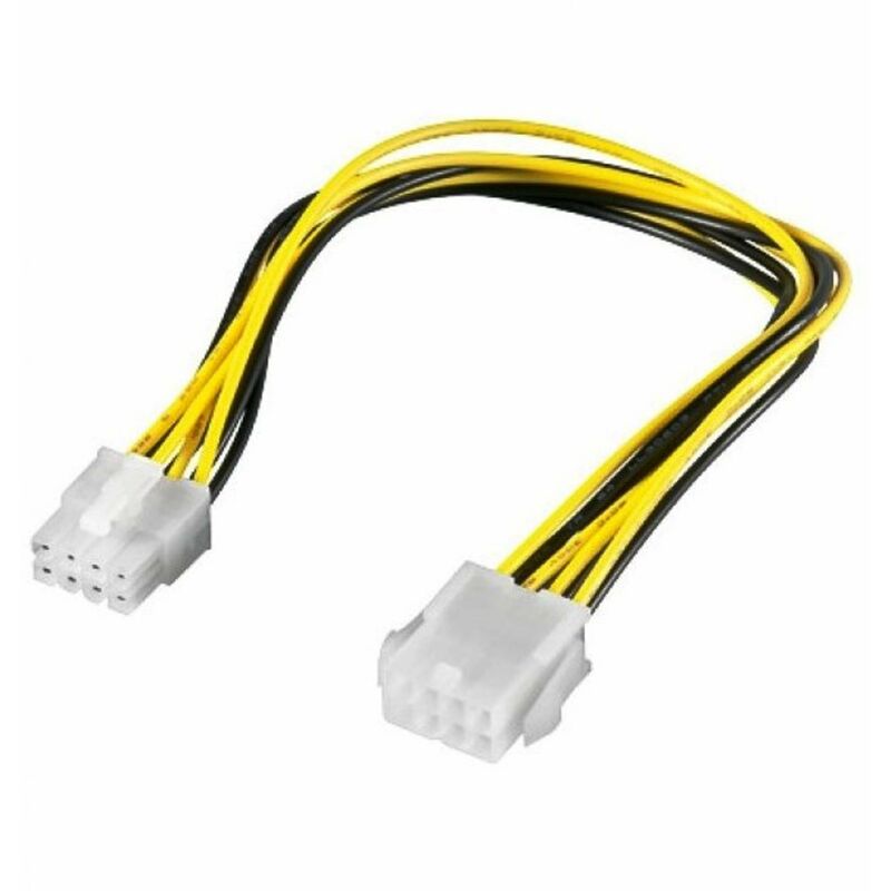 foto del prodotto goobay cavo prolunga eps 12v 8 pin m f alimentazione interna pc cc 180203 003 n b 