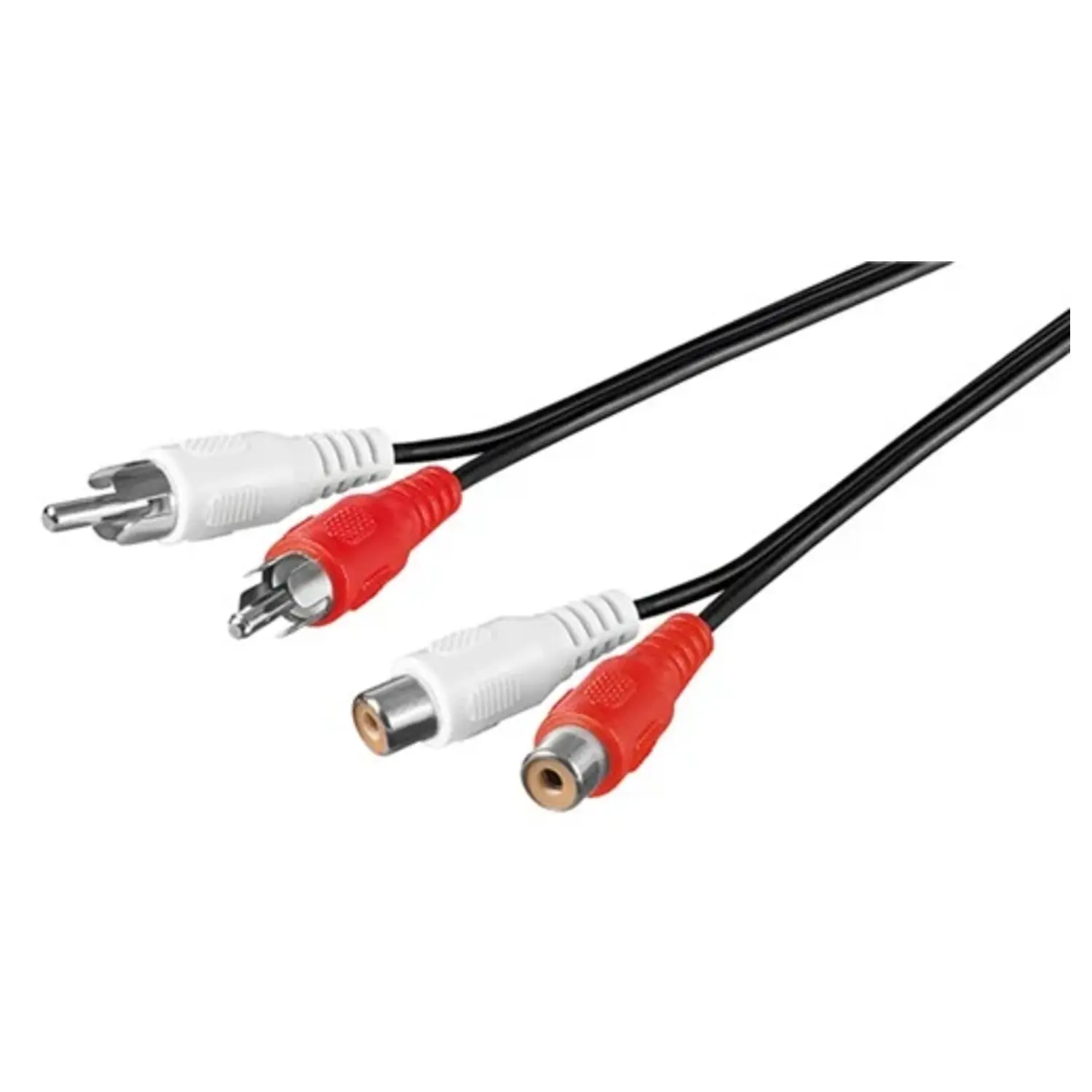 foto del prodotto goobay cavo prolunga stereo 2 rca audio sinistro e destro 10 mt