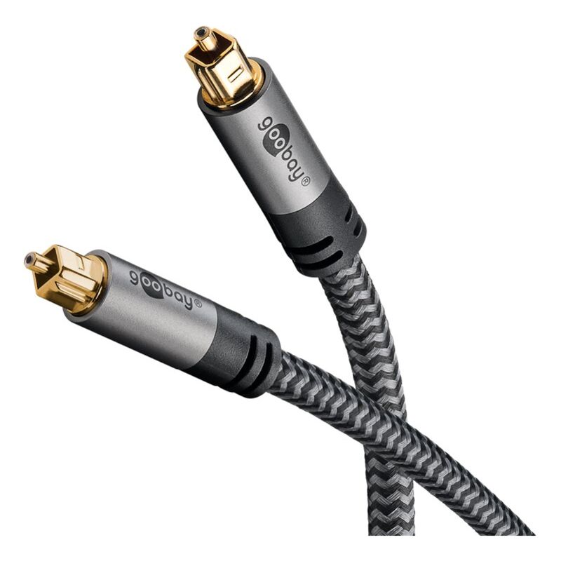 foto del prodotto goobay cavo toslink, techdatcablelunghezza del cavo m, spina toslink spina toslink. lunghezza del cavo 1 m