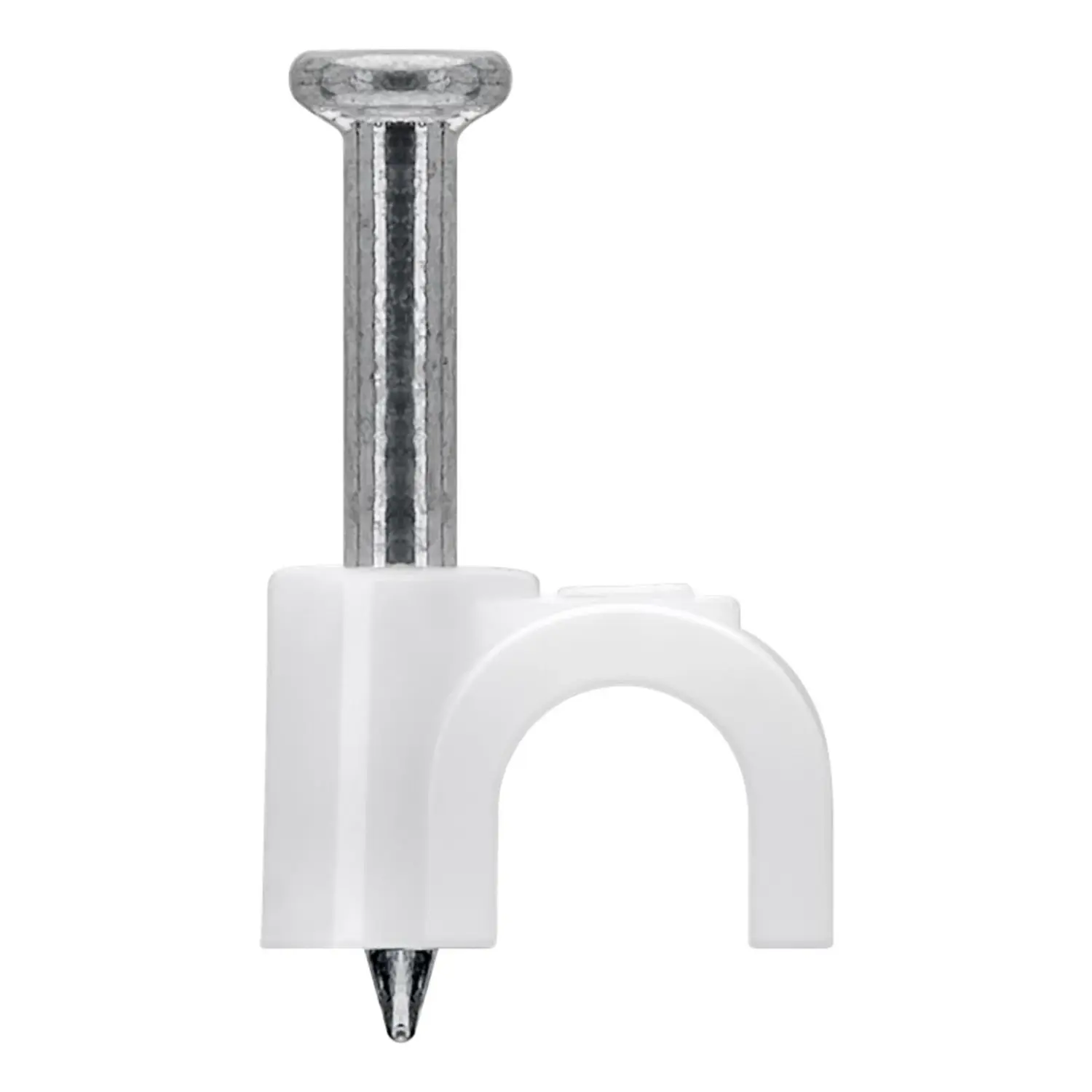 foto del prodotto goobay chiodini fissacavo box plastica fermacavo chiodino muro bianco 9 mm 100 pezzi