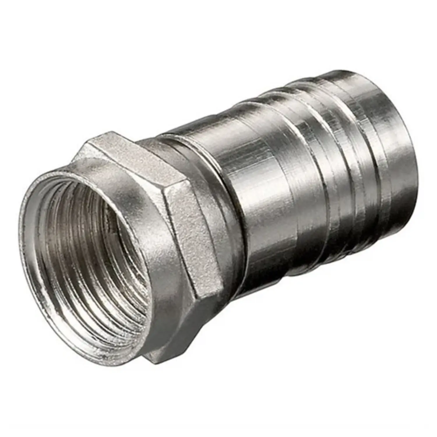 foto del prodotto goobay connettore a vite f tv satellitare digitale terrestre a crimpare 6,80 mm 5 pezzi