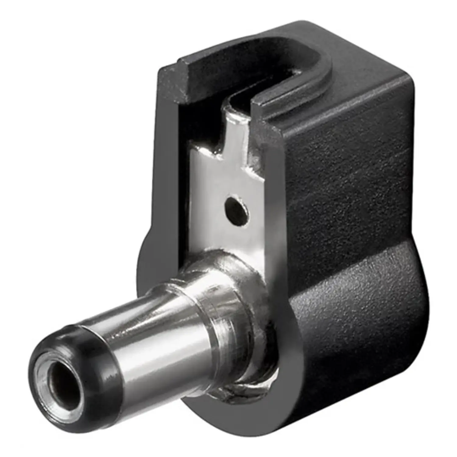 foto del prodotto goobay connettore alimentazione dc angolata 2.1 x 5.5 mm corto