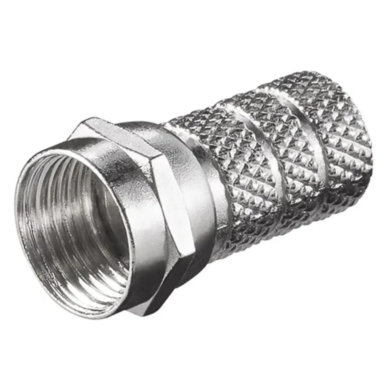 foto del prodotto goobay connettore antenna satellitare parabola tipo f twist on zinco 5,20 mm