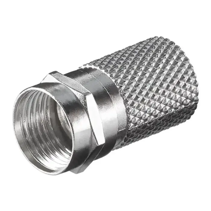 foto del prodotto goobay connettore antenna satellitare parabola tipo f twist on zinco 8,20 mm