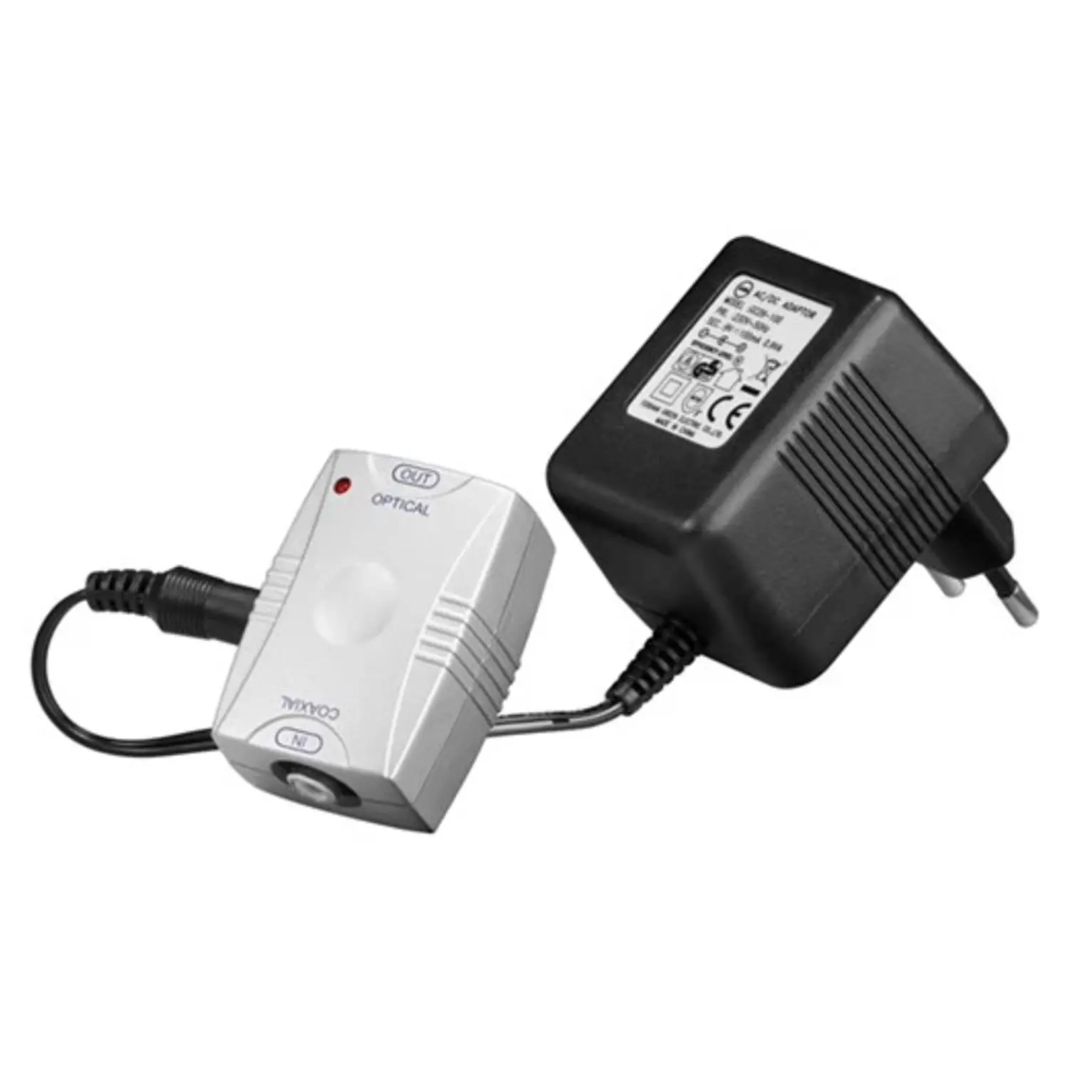 foto del prodotto goobay convertitore rca ottico digitale a toslink ottico