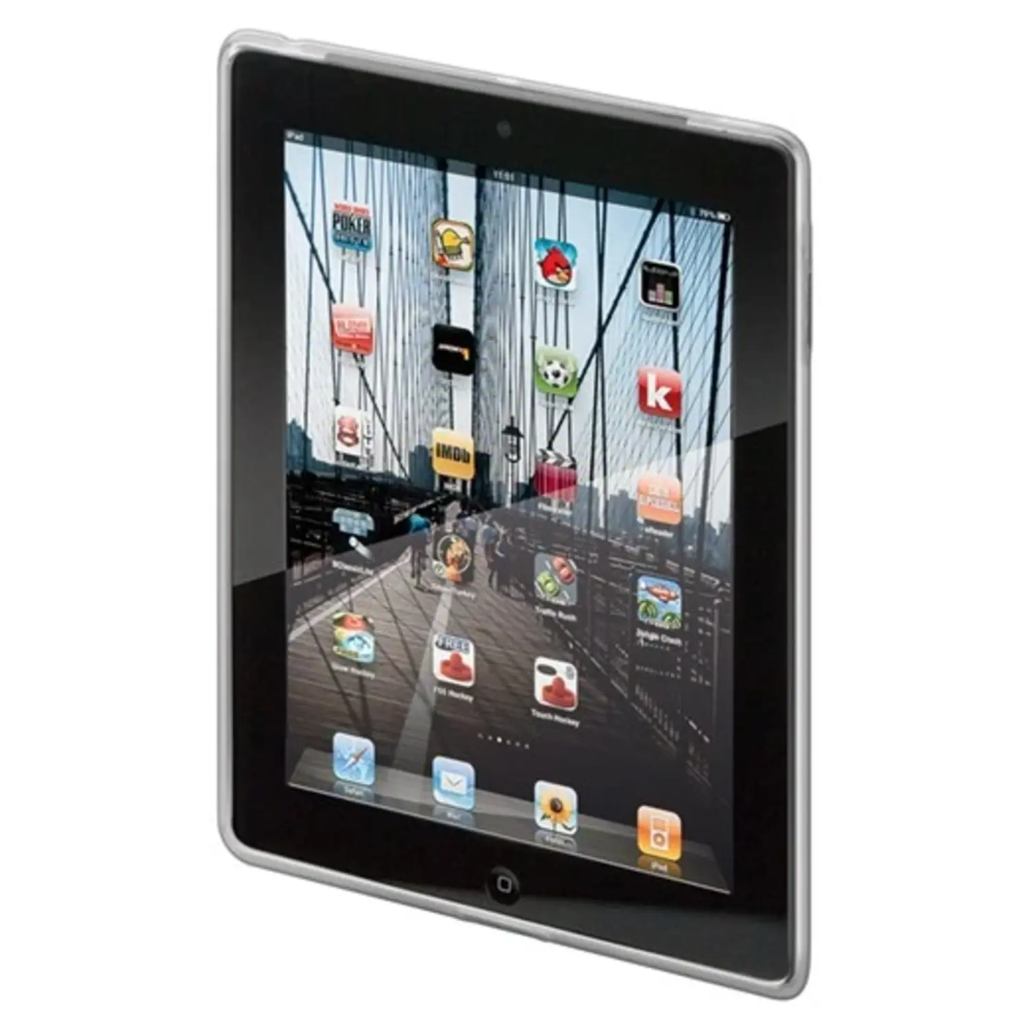 foto del prodotto goobay custodia per ipad 2 3 bumper case durevole trasparente