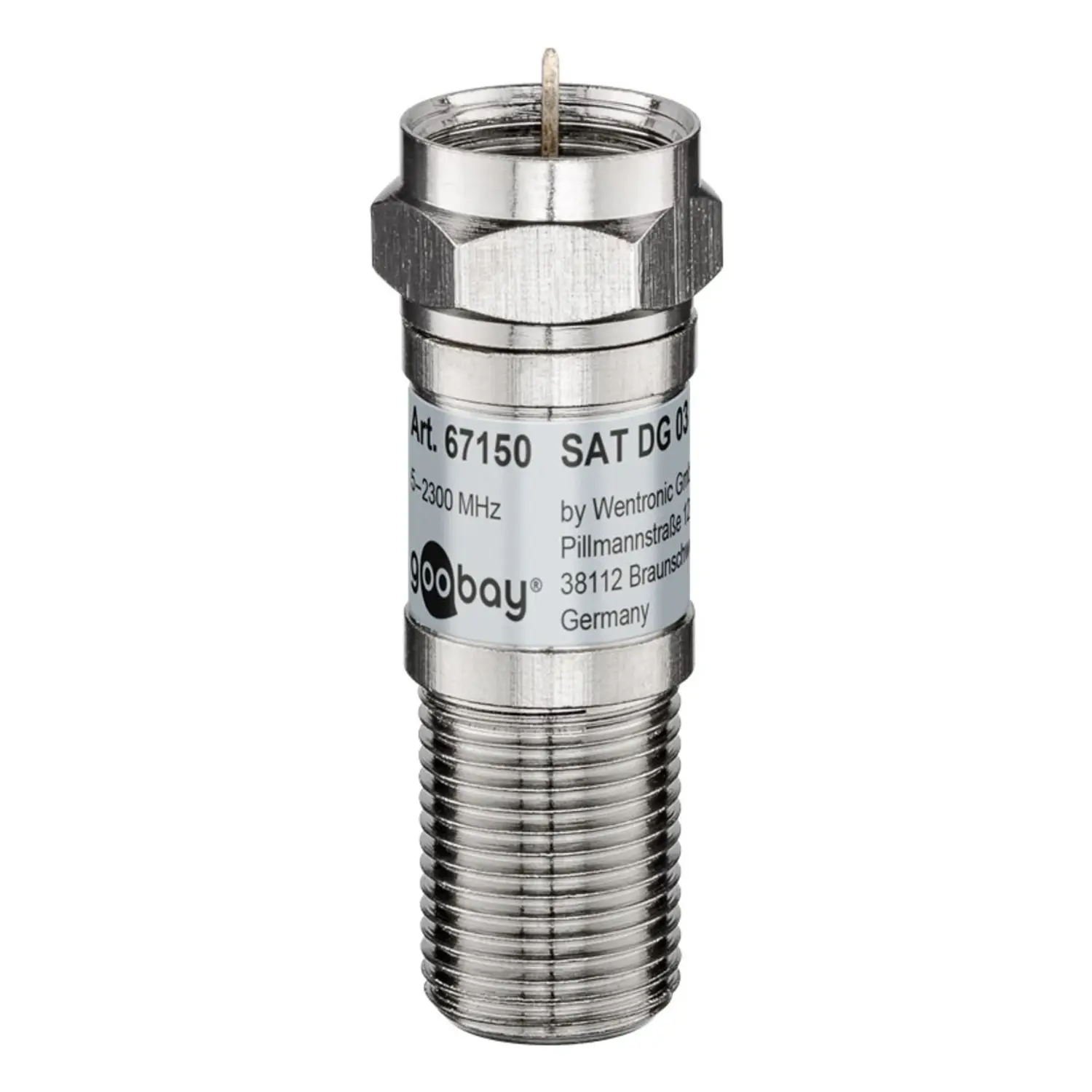 foto del prodotto goobay filtro attenuatore tv segnale digitale terrestre o sat 5 2300 mhz 3 db