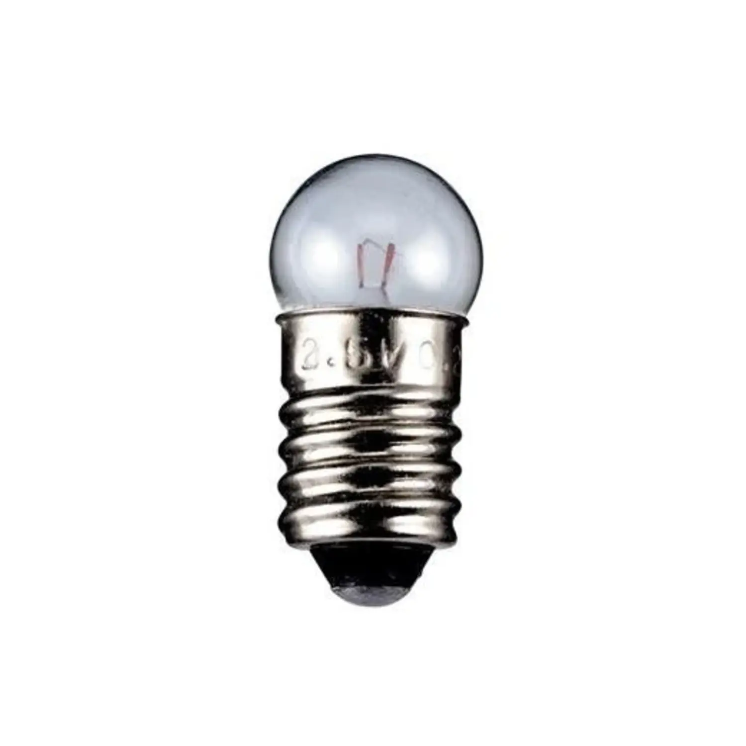 foto del prodotto goobay lampadina globulare sferetta chiara modellismo presepe e10 0,30 watt 6 volt