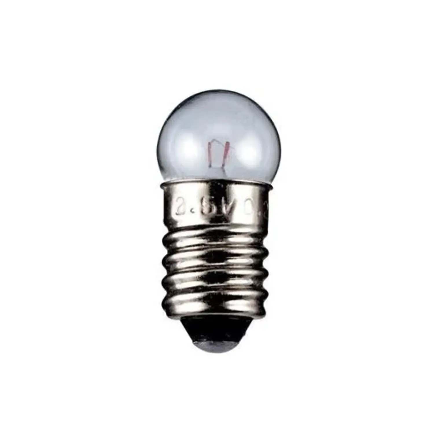 foto del prodotto goobay lampadina globulare sferetta chiara modellismo presepe e10 2,40 watt 6 volt