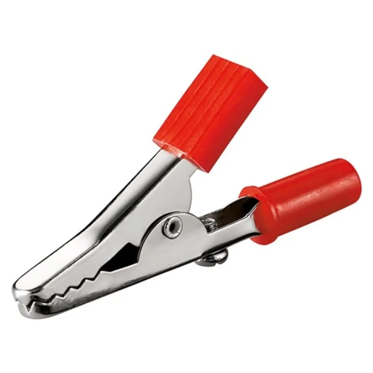 foto del prodotto goobay morsetto pinzetta a coccodrillo 45 mm clip coccodrillo isolato rosso 10 pezzi