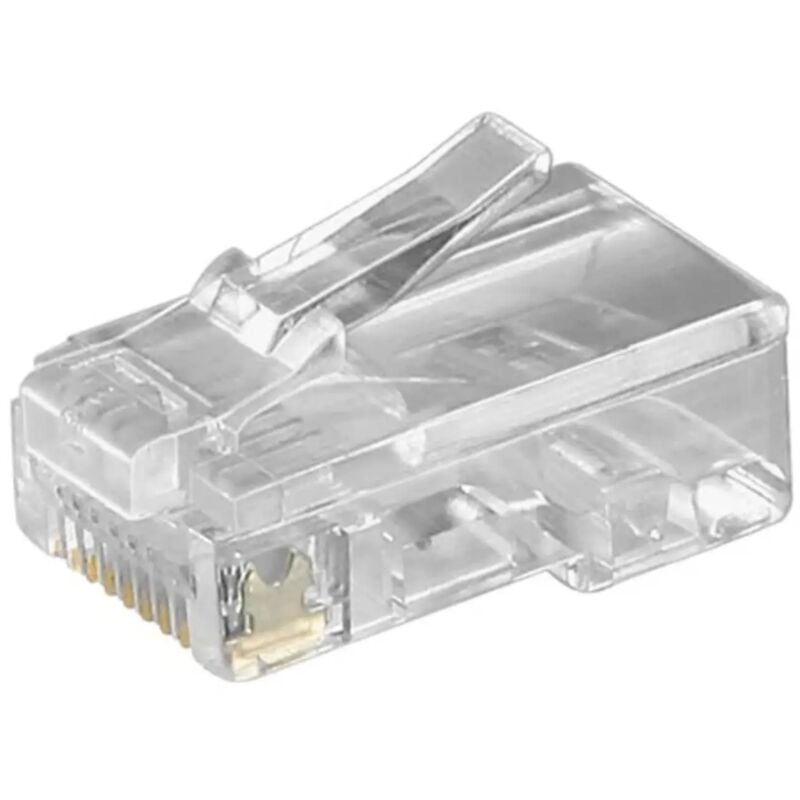 foto del prodotto goobay plug di rete per cavi piatti rj45 8p8c spina modulare connettori