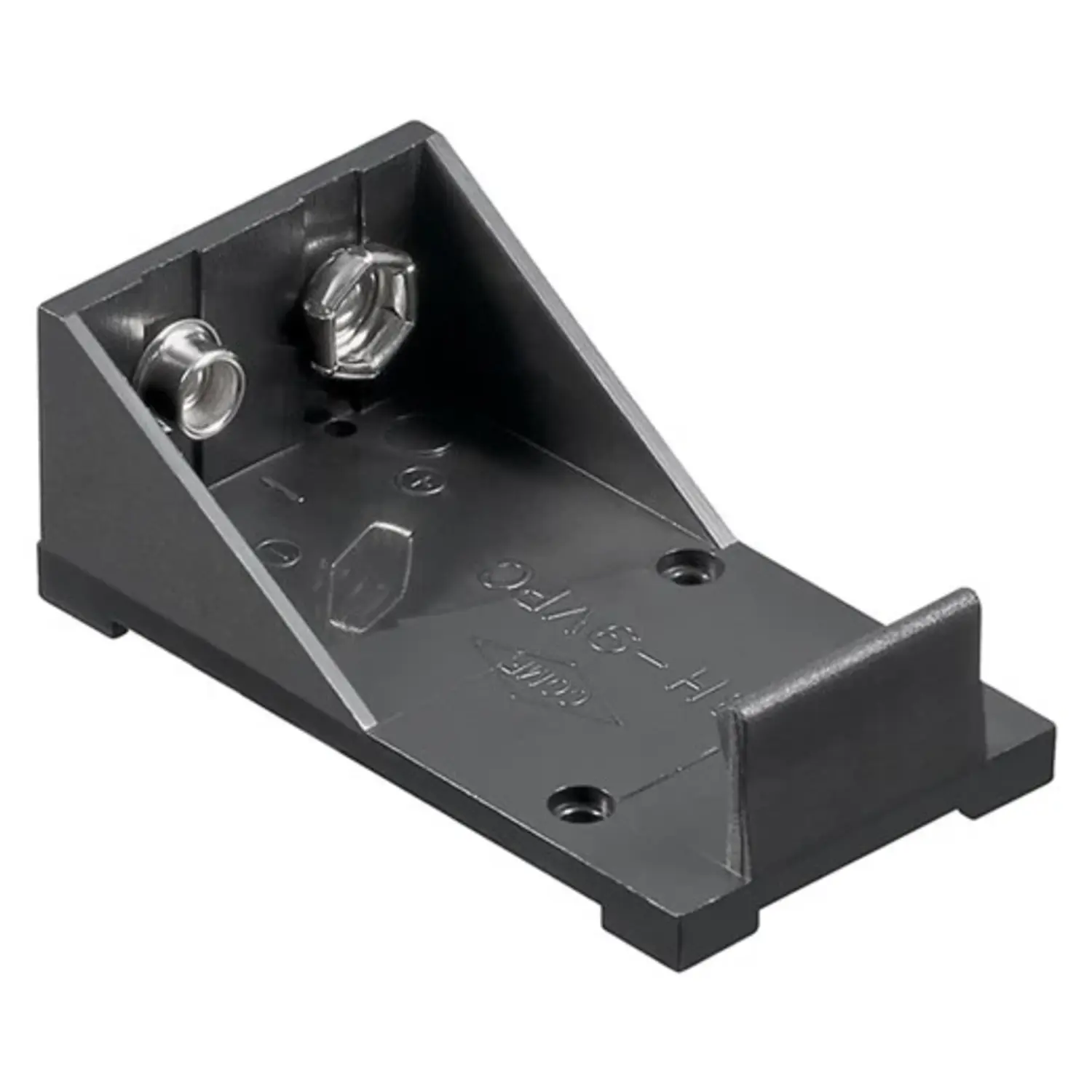foto del prodotto goobay portabatteria per 1 batteria 9 volt collegamento saldare box contenitore