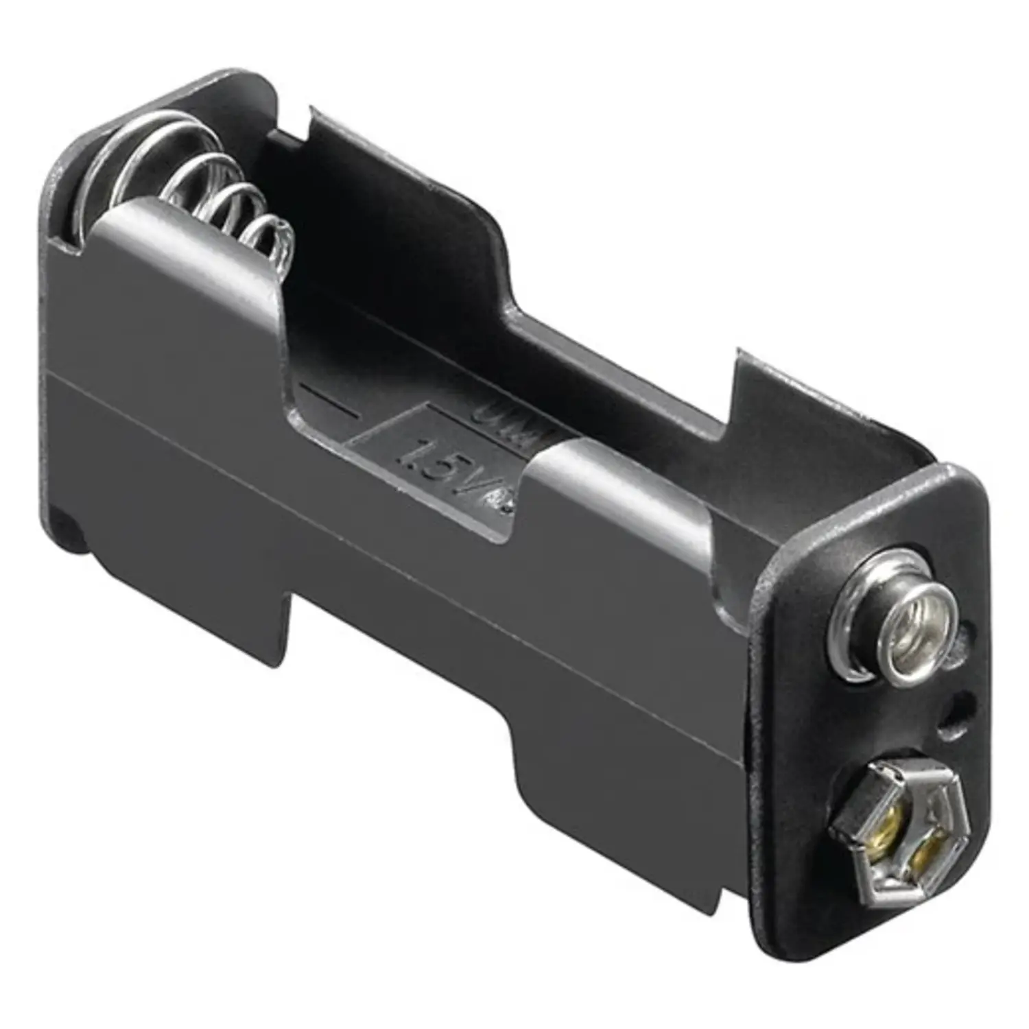 foto del prodotto goobay portabatterie per 2 batterie stilo aa 57,5x26x16,6mm box contenitore