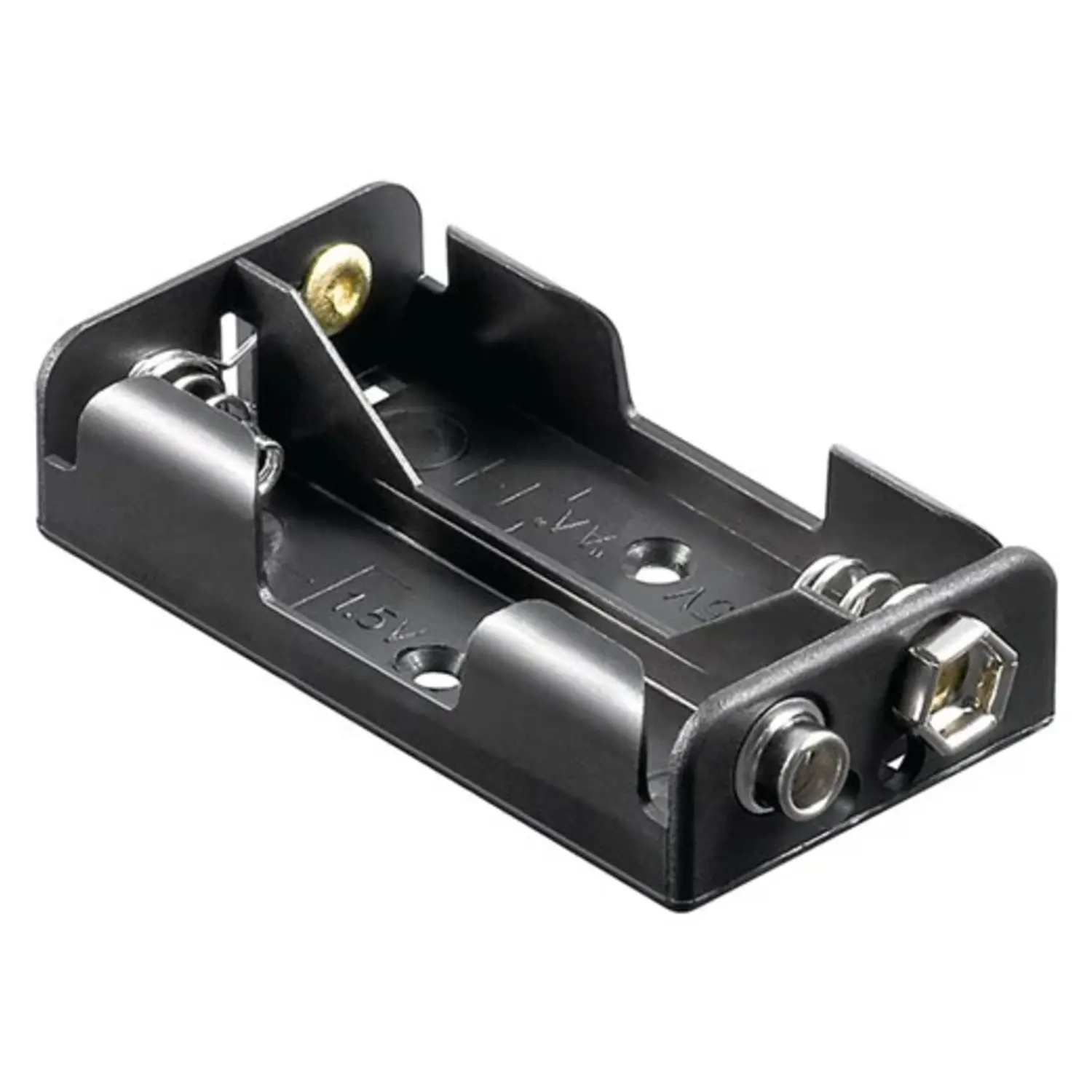 foto del prodotto goobay portabatterie per 2 batterie stilo aa 58 x 32 x 14,5 mm box contenitore