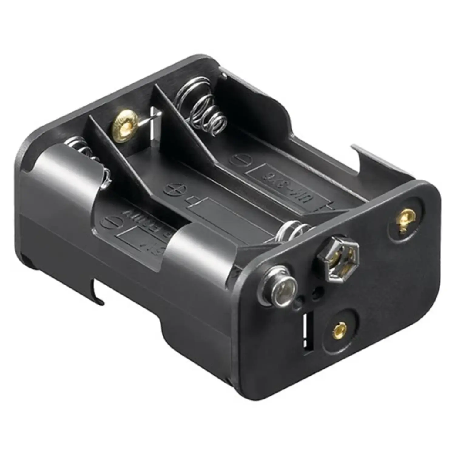 foto del prodotto goobay portabatterie per 6 batterie stilo aa 58x45x28mm box batteria